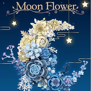 Amazon.co.jp: ブルーフラワームーンビルディングブロックセット